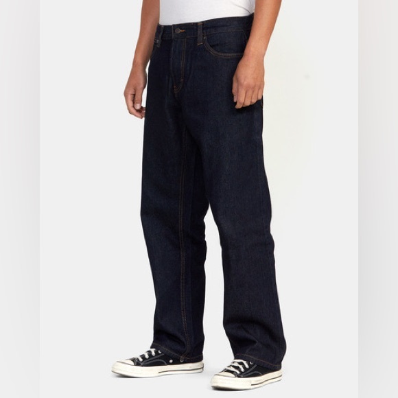 RVCA Americana Day Shift Relaxed Fit Denim Jeans 32 - Picture 9 of 16